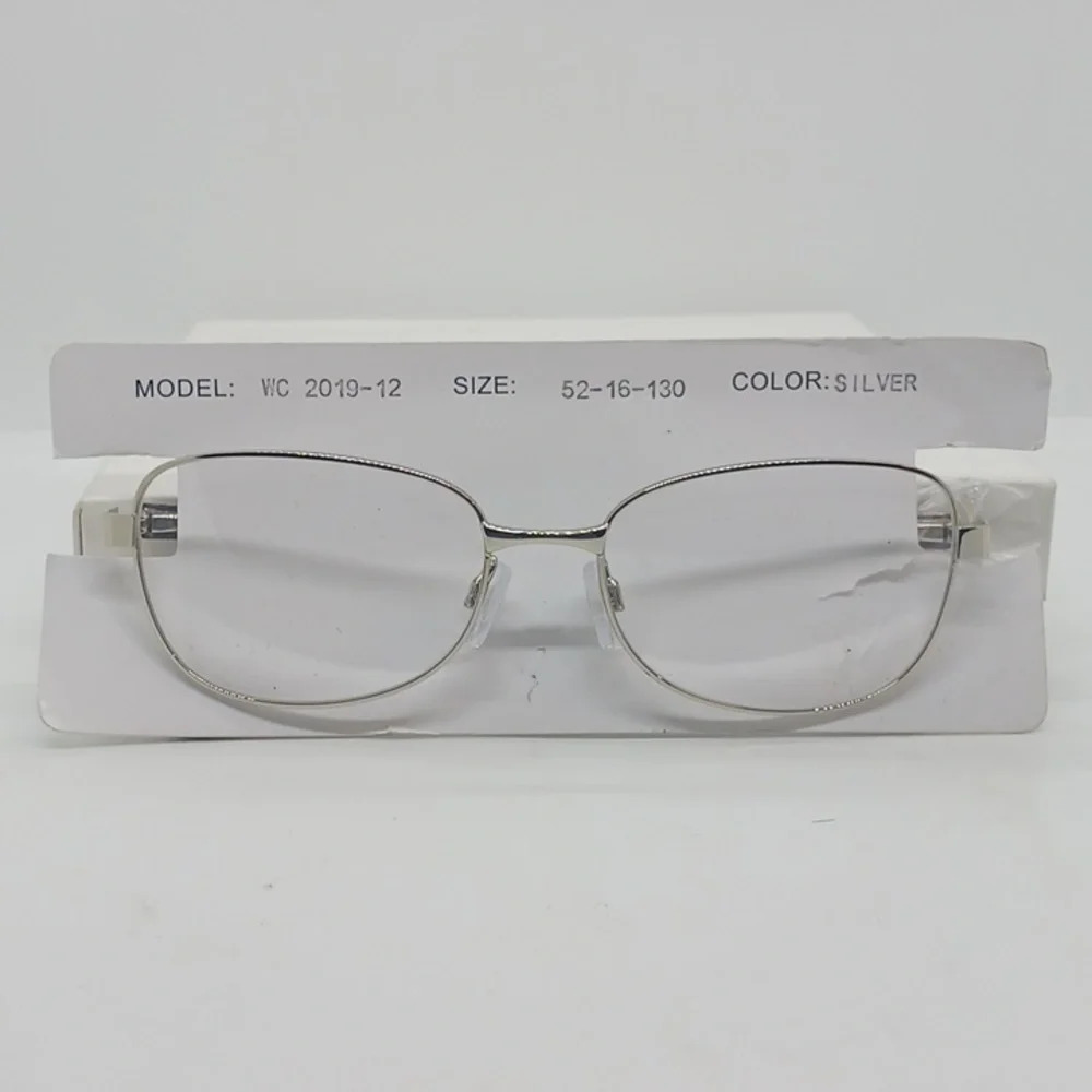 NWT RX-ABLE WC 2019-12 SILVER EYEGLASS FRAMES